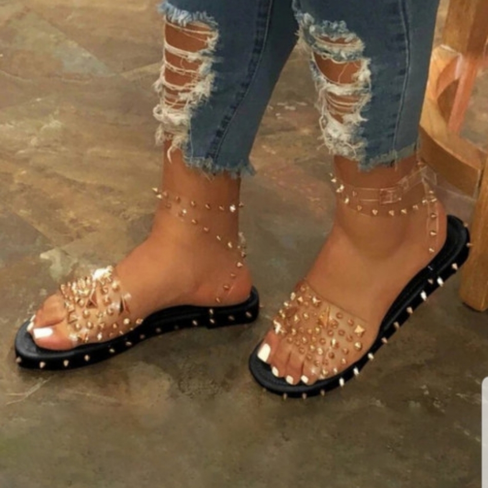 Studded sandals